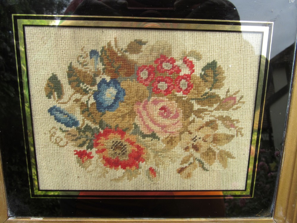 PAIR OF VICTORIAN PETIT POINT NEEDLEWORKS View IV