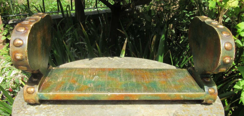 ARTS & CRAFTS PAINTED BOOK STAND VERONICA 1921 View II