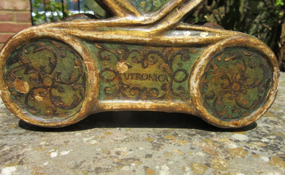 ARTS & CRAFTS PAINTED BOOK STAND VERONICA 1921 View VI