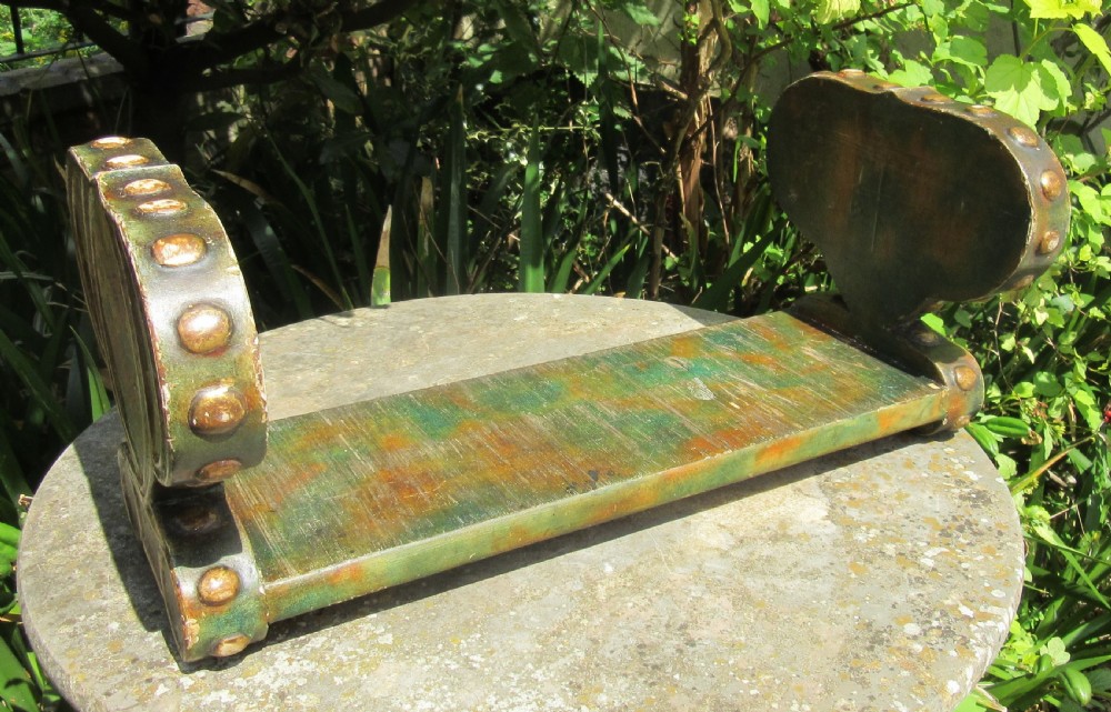 ARTS & CRAFTS PAINTED BOOK STAND VERONICA 1921 View VII