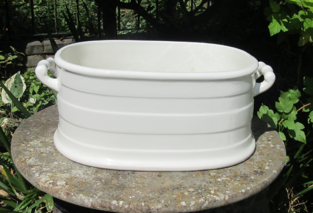 BISHOP & sTONIER STAFFORDSHIRE POTTERY FOOT BATH View VI
