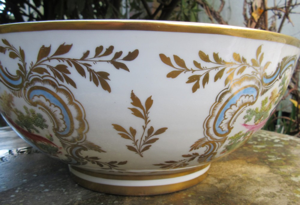 DECORATIVE PORCELAIN BOWL c1880 View IV