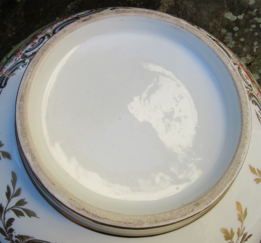DECORATIVE PORCELAIN BOWL c1880 View V