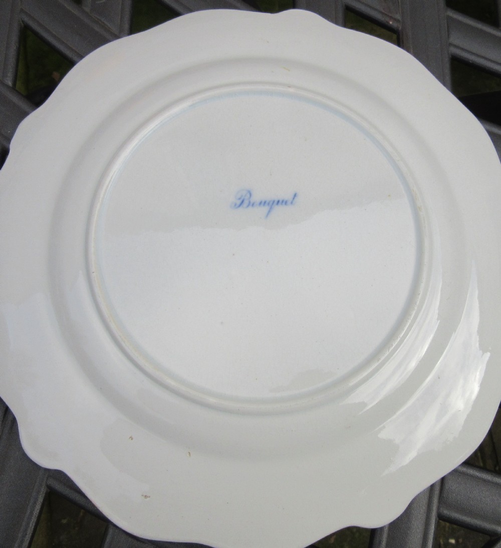 PRATTWARE 'BOUQUET' DESSERT SERVICE c1860 View IV