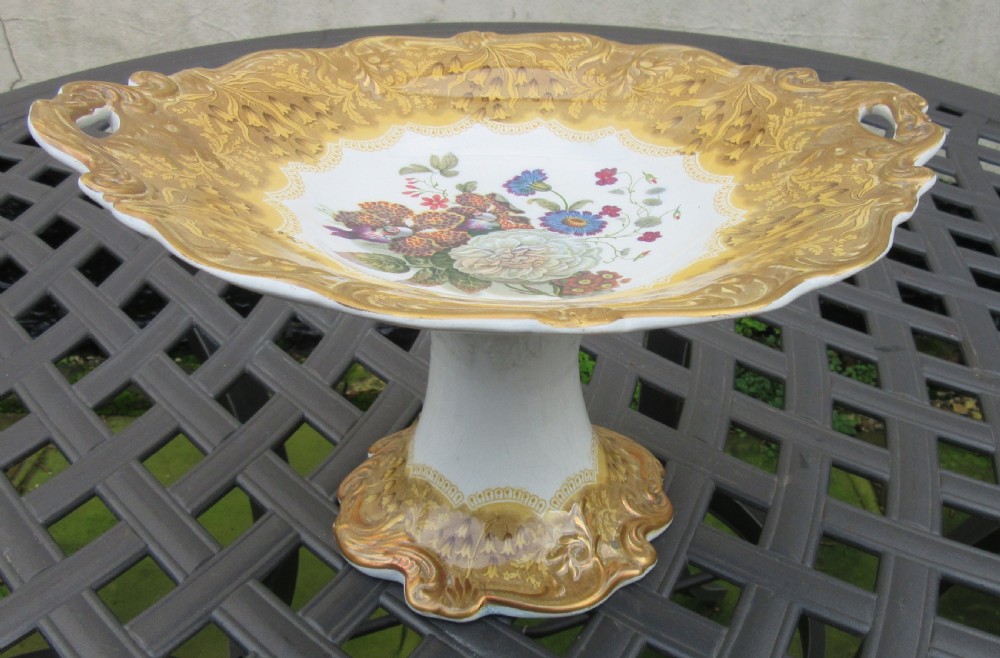 PRATTWARE 'BOUQUET' DESSERT SERVICE c1860 View VI
