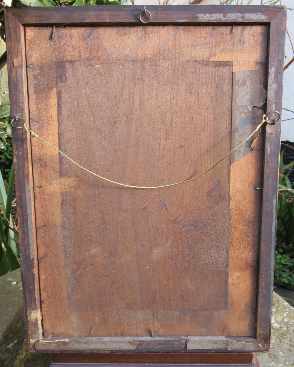 GEORGIAN REVERSE GLASS PAINTING 'THE EMBLEM OF ASIA' View IV