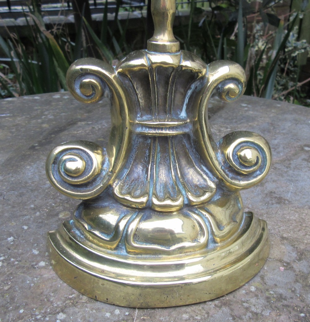REGENCY BRASS DOOR PORTER or DOOR STOP c1830 View II