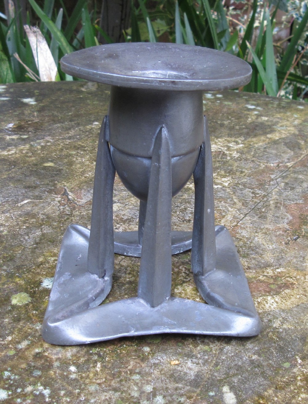 LIBERTY'S ARCHIBALD KNOX PEWTER CANDLESTICK No 0222