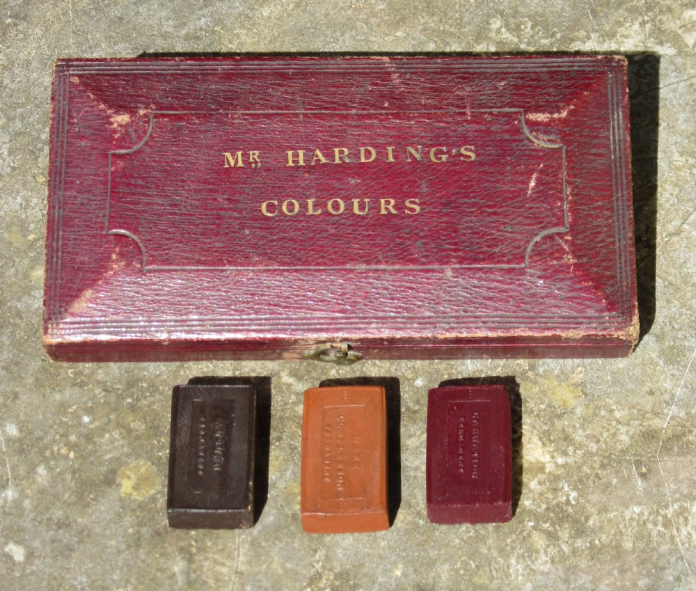 GEORGIAN MINIATURIST'S PAINT COLOURS c1830
