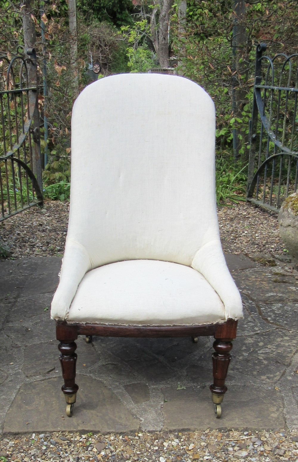 REGENCY ROSEWOOD SLIPPER CHAIR c1830
