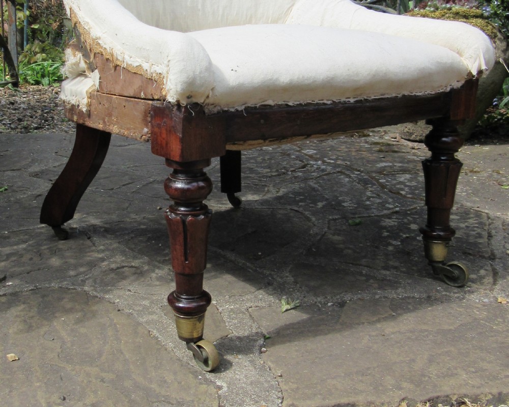 REGENCY ROSEWOOD SLIPPER CHAIR c1830 View IV