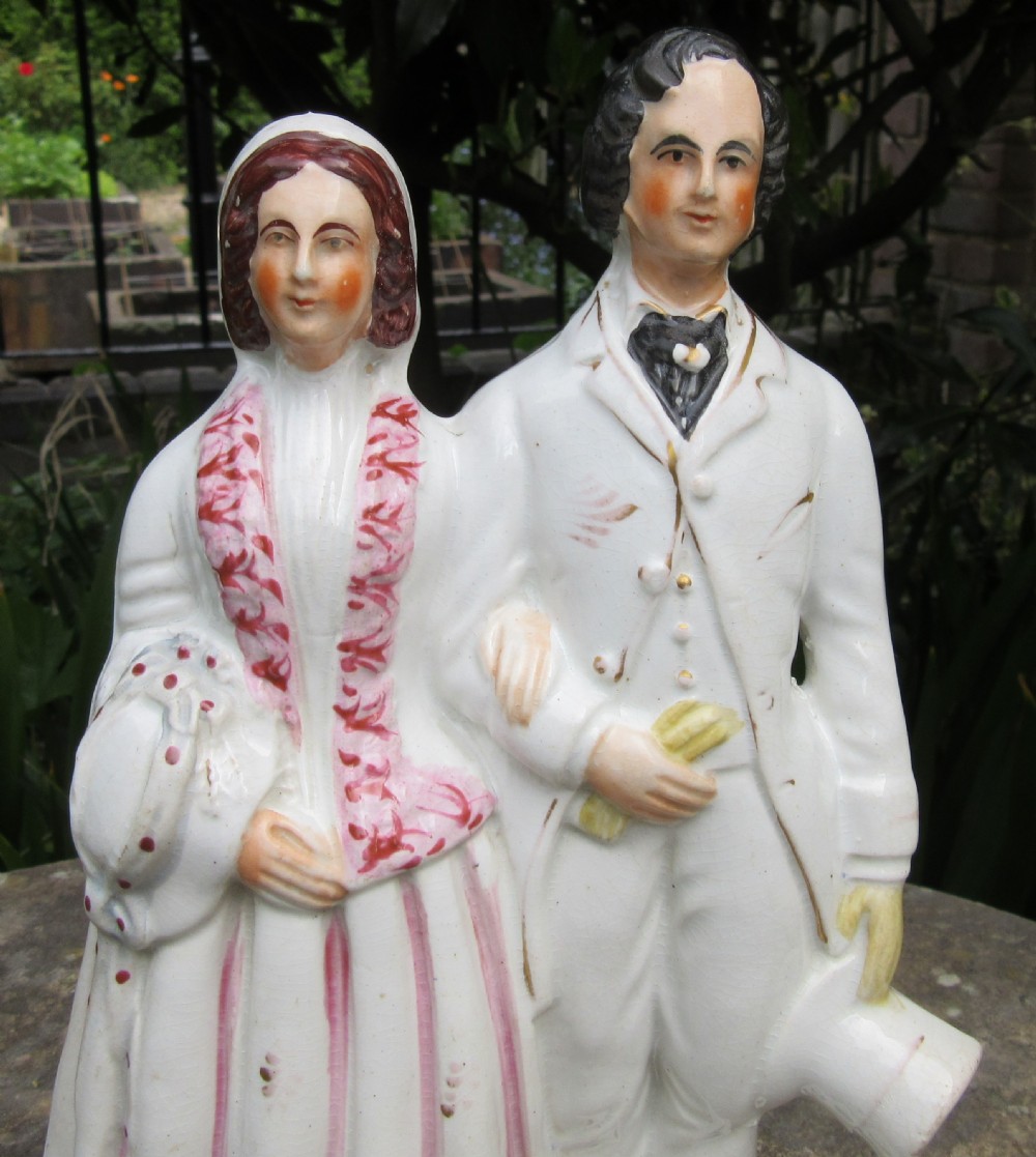 STAFFORDSHIRE ROYAL FIGURE 'PRINCE AND PRINCESS' c1860 View IV