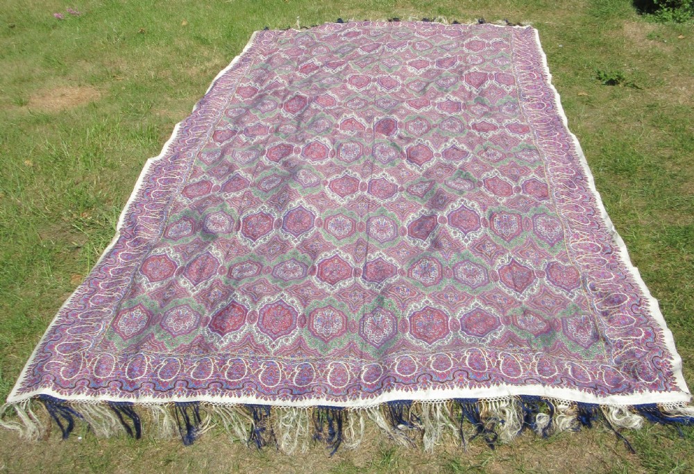 LARGE VICTORIAN PAISLEY SHAWL View II