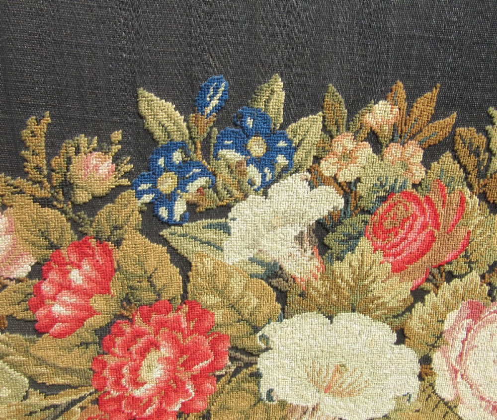 LARGE EARLY 19th CENTURY TAPESTRY NEEDLEWORK PANEL View V