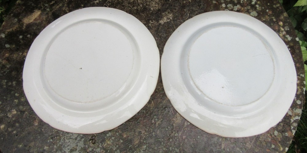 PAIR OF SPODE ZEUS IN HIS CHARIOT PLATES c1810 View IV