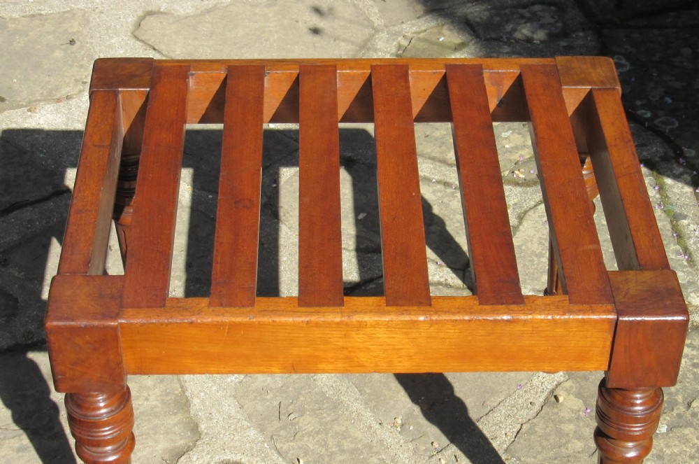 GOOD VICTORIAN WALNUT LUGGAGE STAND View IV