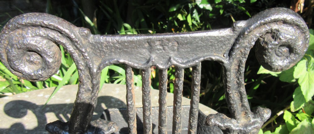 ARCHIBALD KENRICK GEORGIAN LYRE BOOT SCRAPER View III