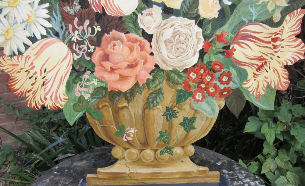 1920s PAINTED DUMMY BOARD FIRE SCREEN View II