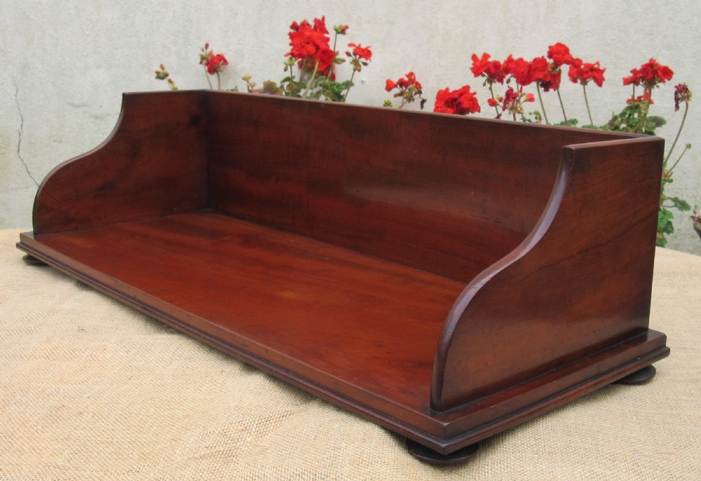 FINE Wm IV MAHOGANY BOOK STAND FREEMAN'S NORWICH
