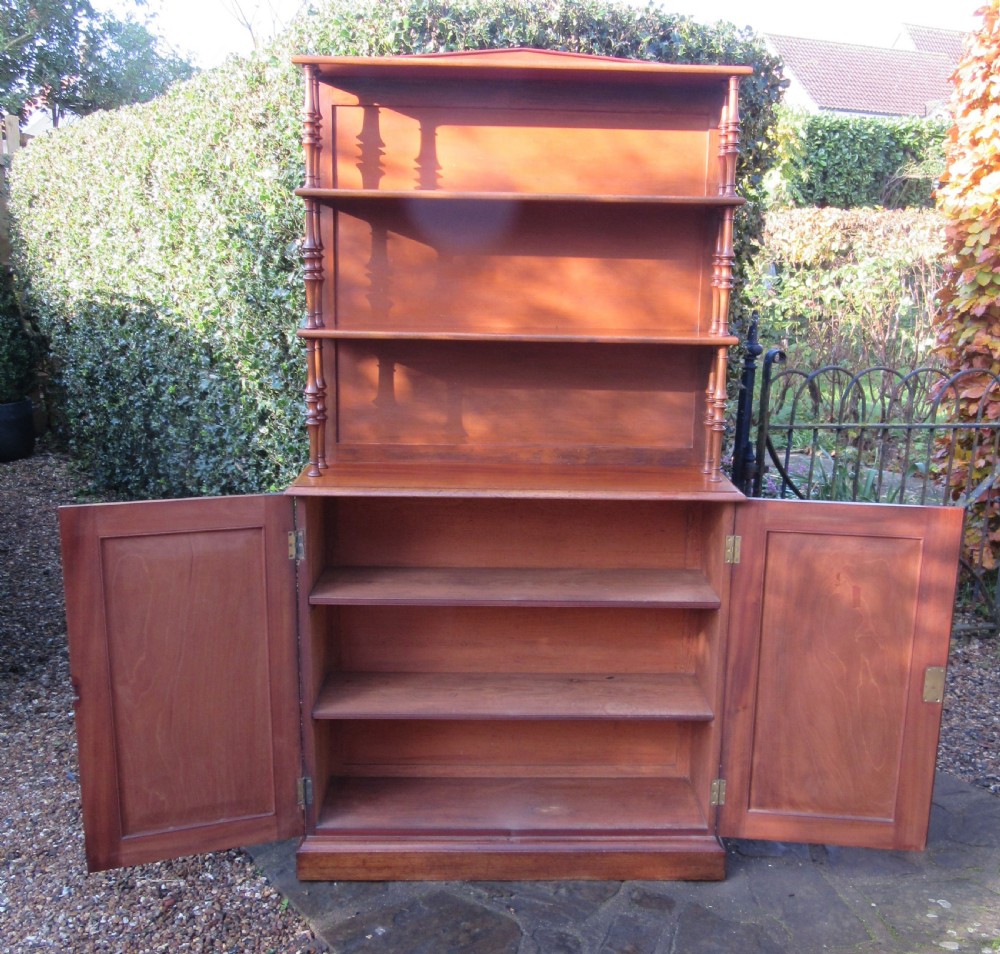 ANTIQUE MAHOGANY NORWICH CHIFFONIER BOOKCASE c1820 View VI