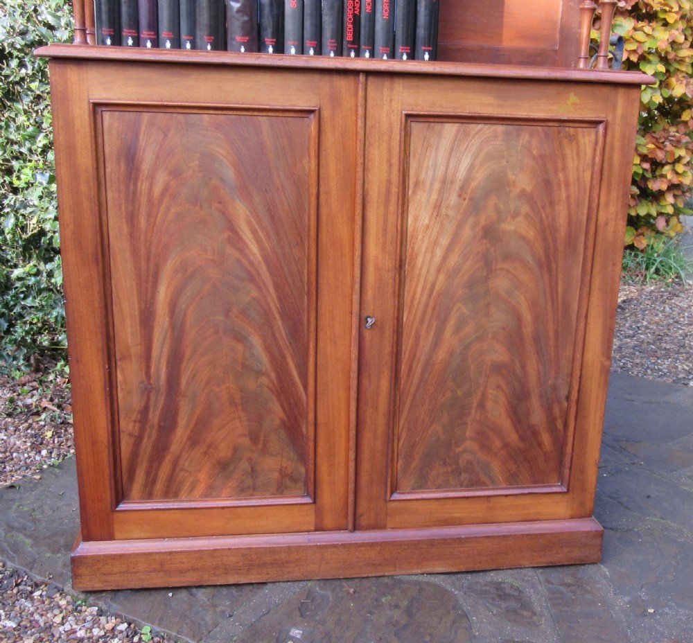 ANTIQUE MAHOGANY NORWICH CHIFFONIER BOOKCASE c1820 View VIII