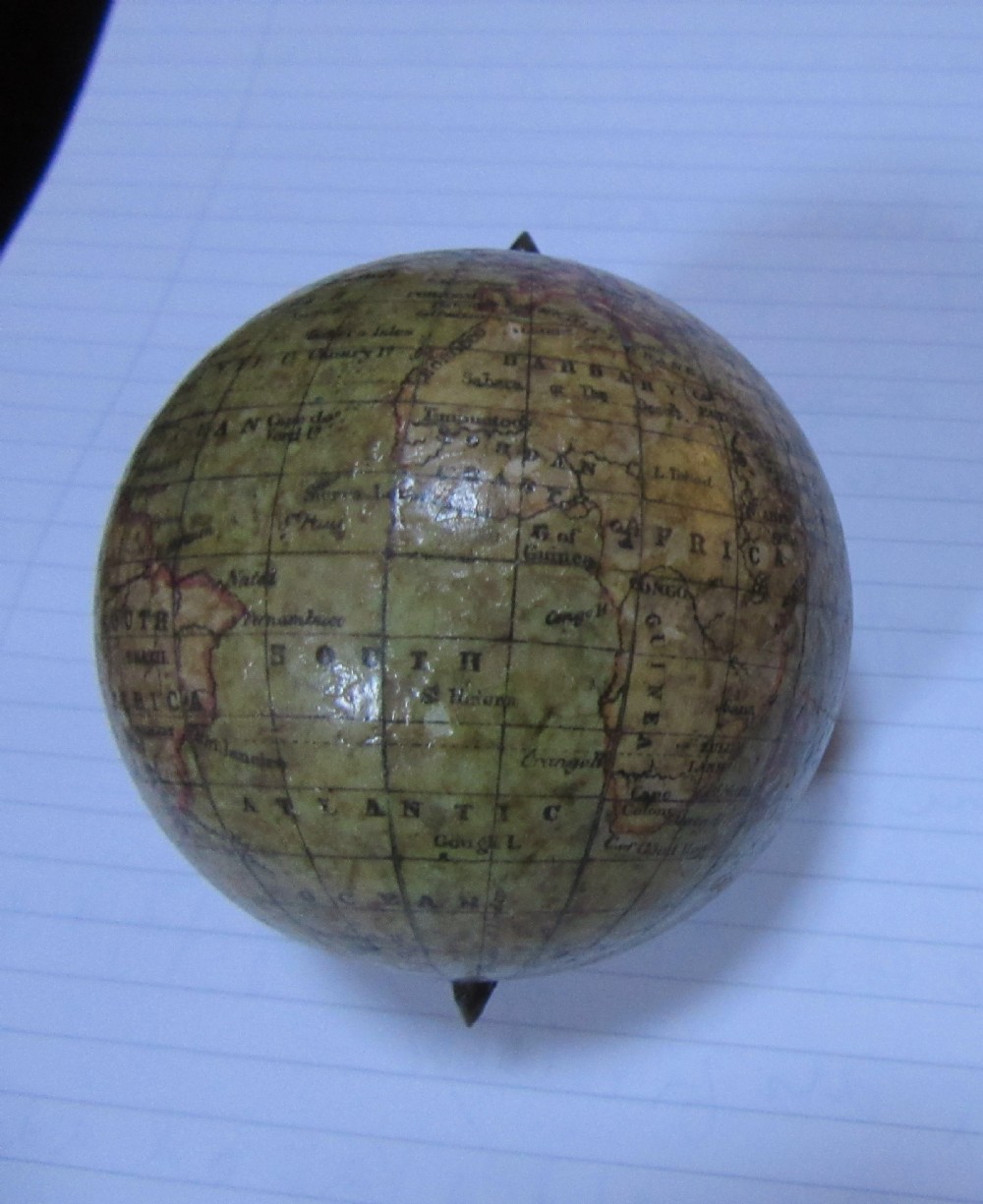 19th CENTURY SMITH & SON LONDON 2.5 inch GLOBE View III