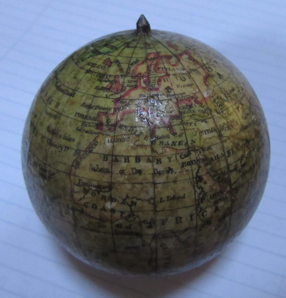 19th CENTURY SMITH & SON LONDON 2.5 inch GLOBE View VI