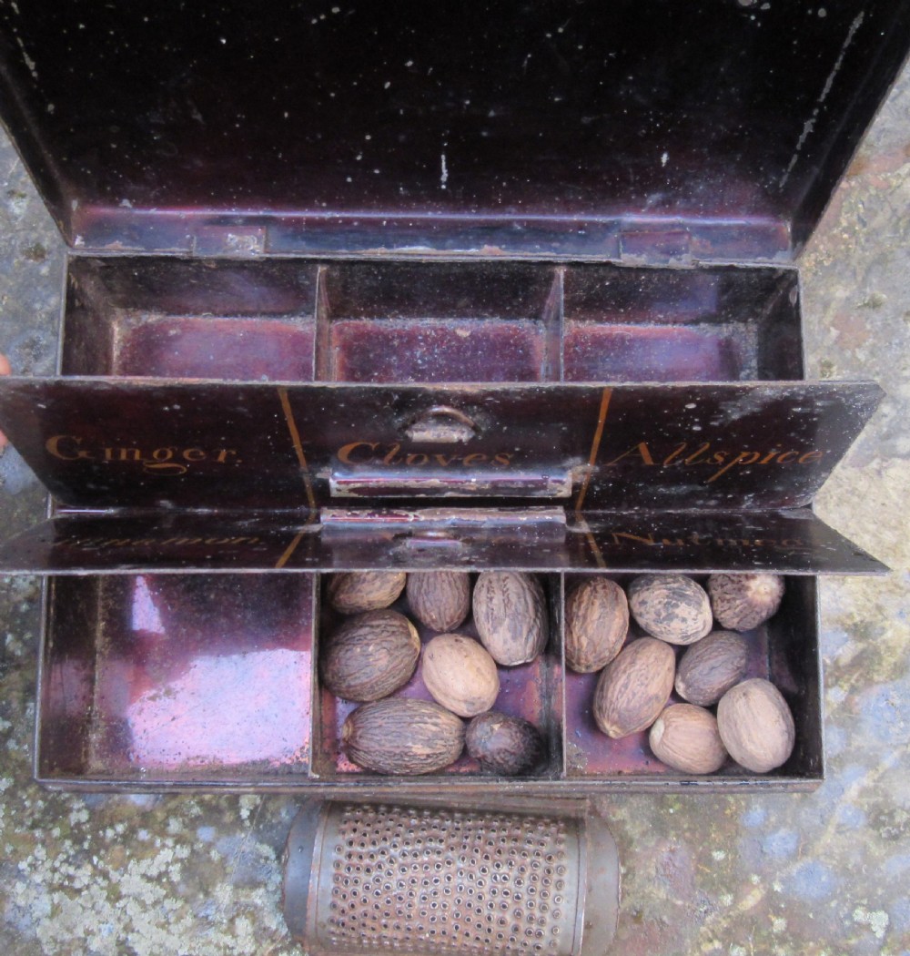 ANTIQUE TOLEWARE SPICE BOX View IV