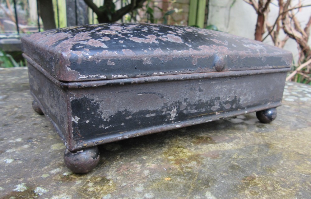 ANTIQUE TOLEWARE SPICE BOX View V