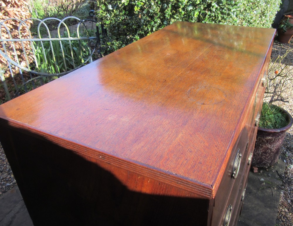 GEORGIAN COUNTRY OAK CHEST OF DRAWERS c1830 View VI