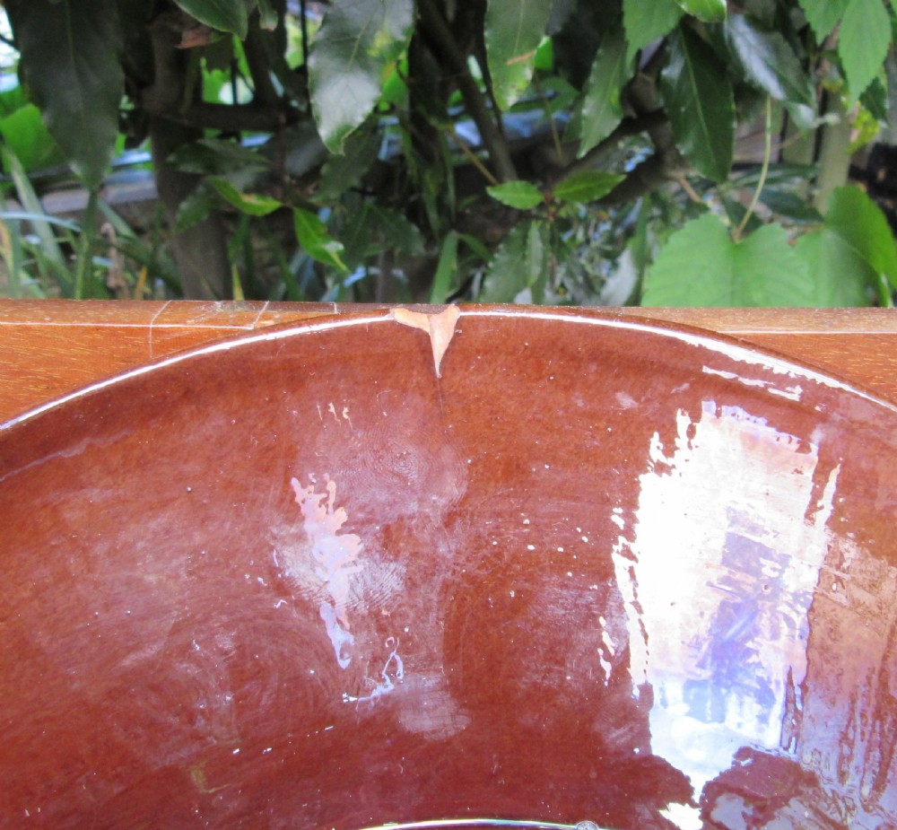 SWISS THOUNE POTTERY SLIP DECORATED CHARGER  View III