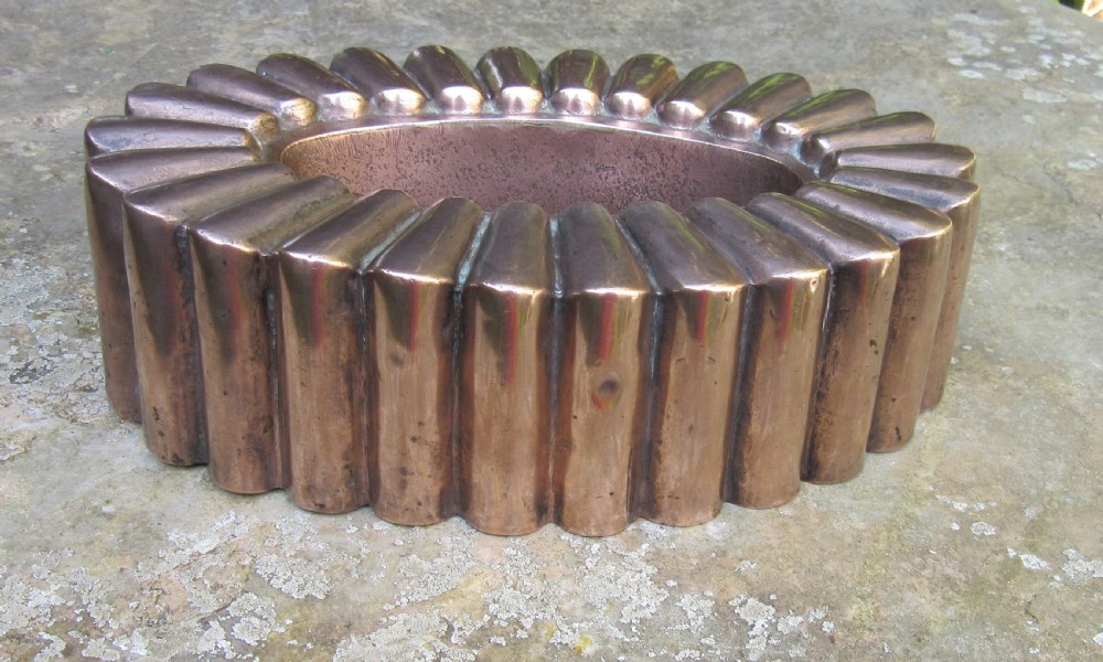 BENHAM & FROUD COPPER JELLY MOULD c1880 View VIII