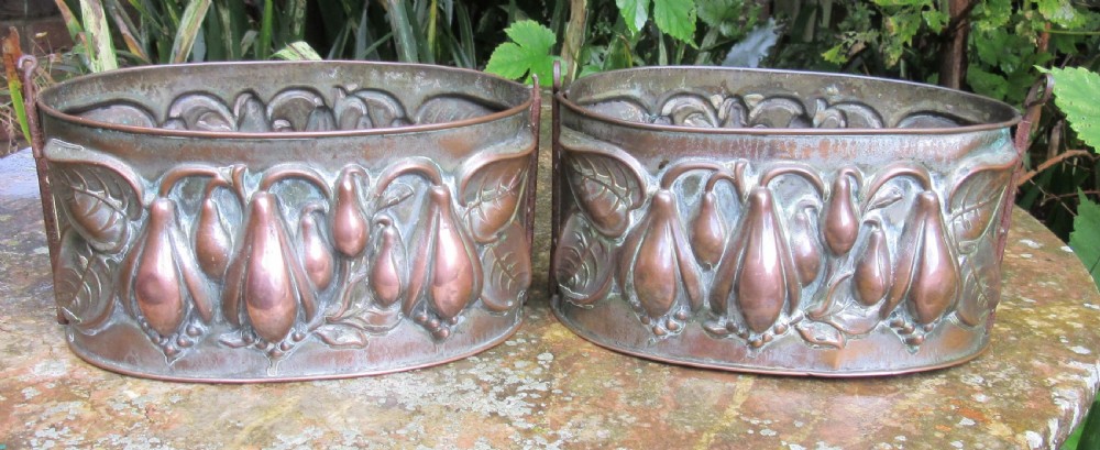 PAIR VICTORIAN COPPER RAISED PIE MOULDS View IV