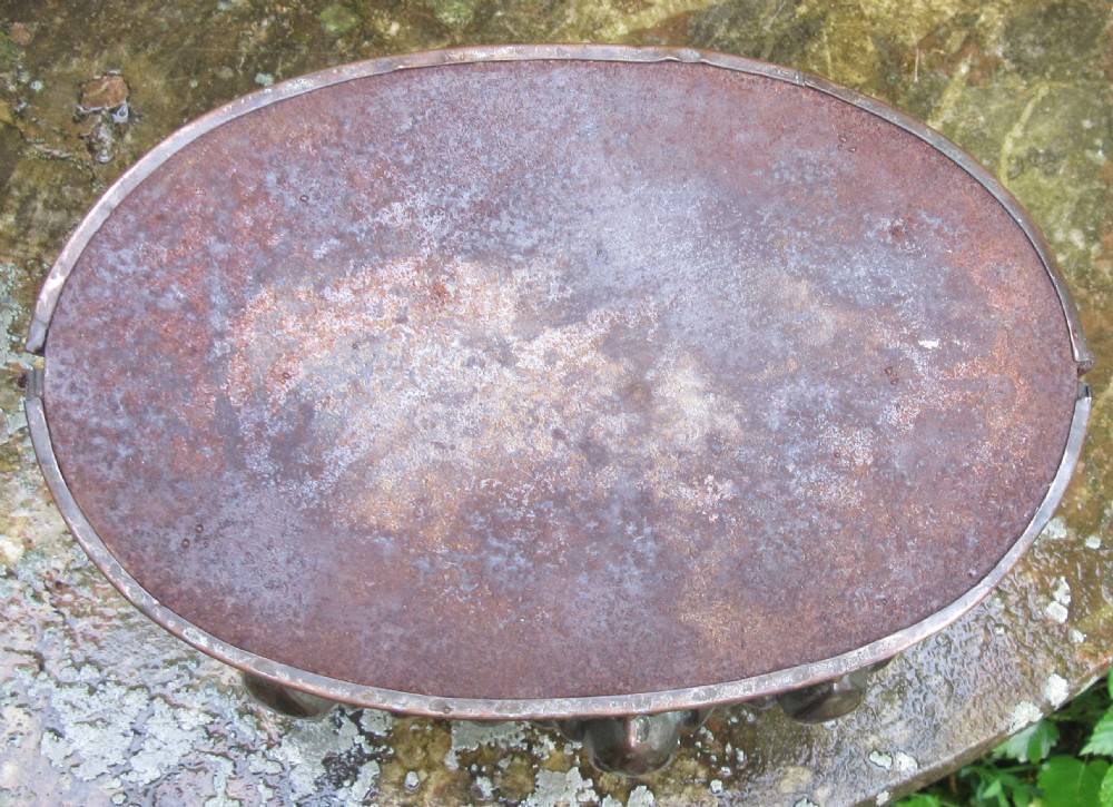 PAIR VICTORIAN COPPER RAISED PIE MOULDS View V