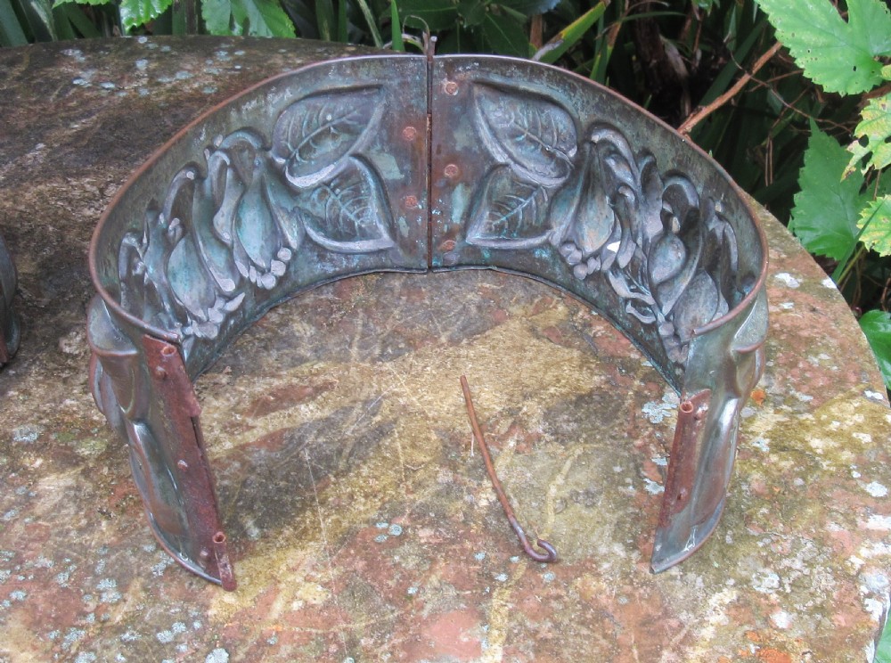PAIR VICTORIAN COPPER RAISED PIE MOULDS View VI