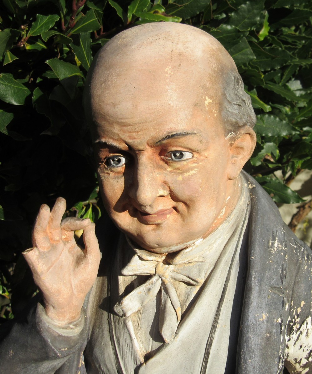 LARGE POTTERY MR. PICKWICK STICK STAND View VI