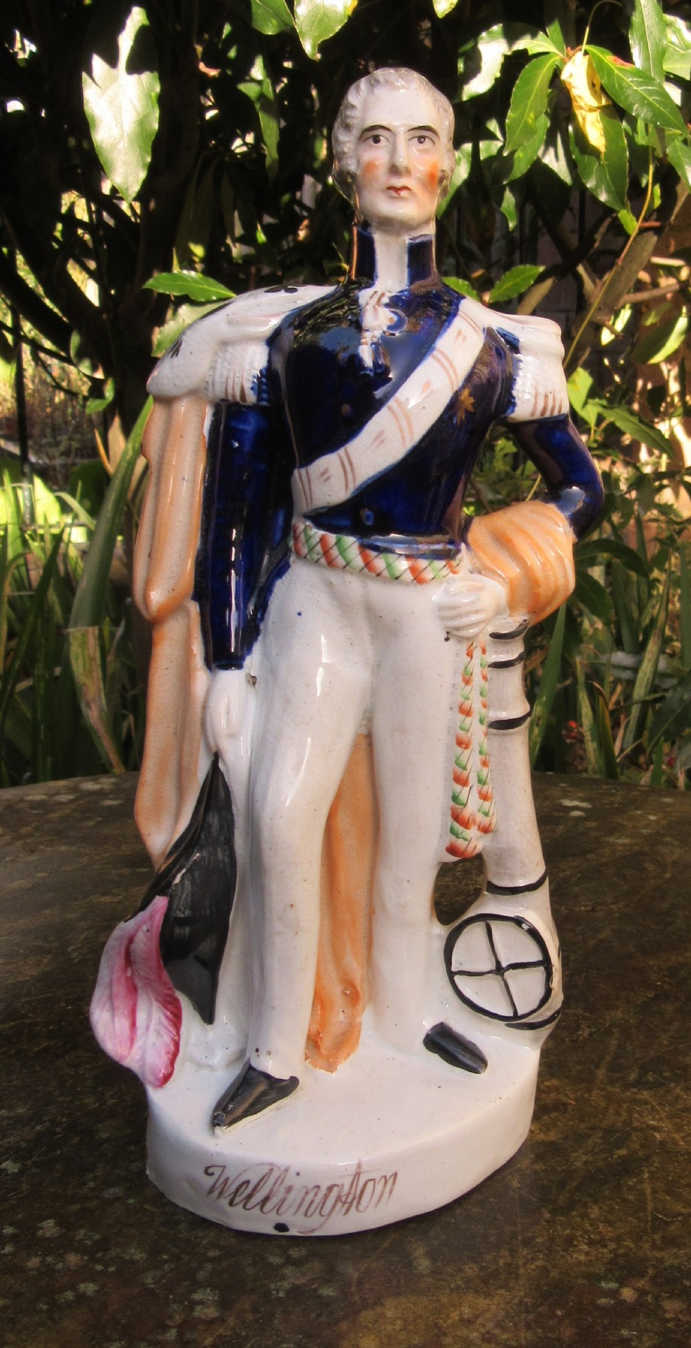 STAFFORDSHIRE FIGURE OF THE DUKE OF WELLINGTON  c1860