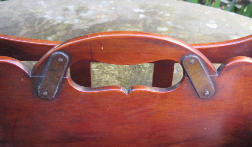 GEORGIAN YEW TREE LETTER BASKET c1820 View VIII