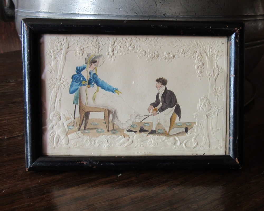REGENCY DOBBS PATENT EMBOSSED CARD WATERCOLOUR 