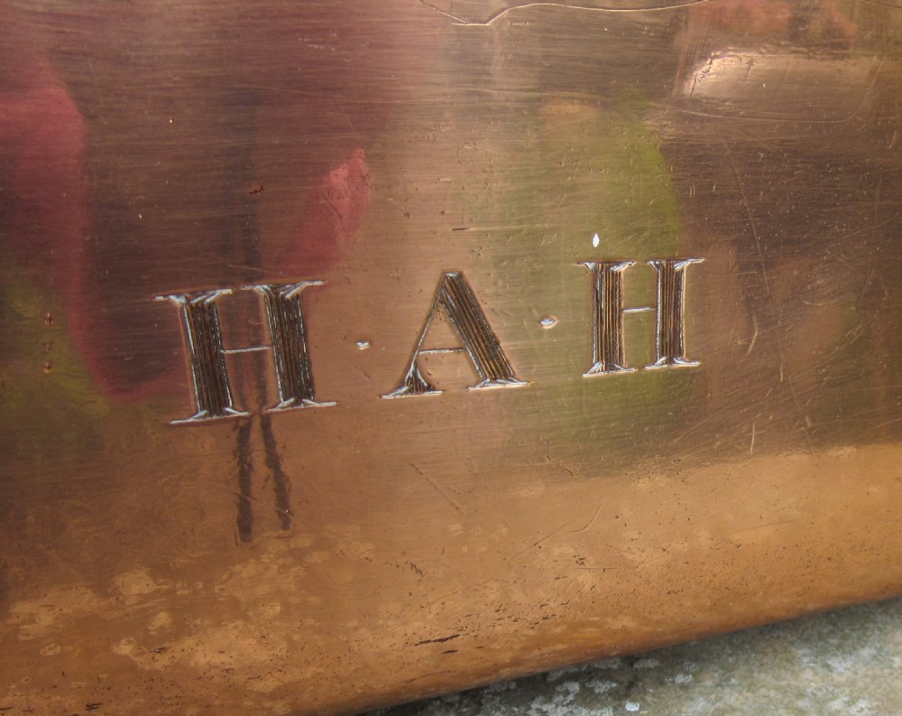 LARGE GEORGIAN COPPER BAIN MARIE  View II