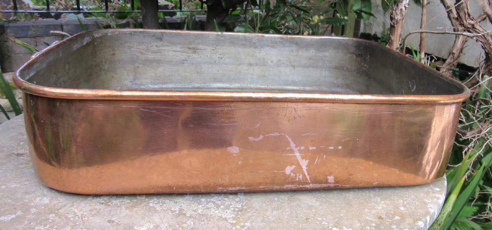 LARGE GEORGIAN COPPER BAIN MARIE  View V