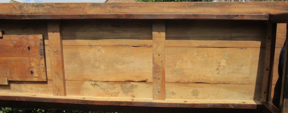 9 FOOT LONG ELM FARMHOUSE TABLE View VIII