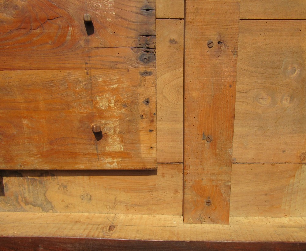 9 FOOT LONG ELM FARMHOUSE TABLE View IX