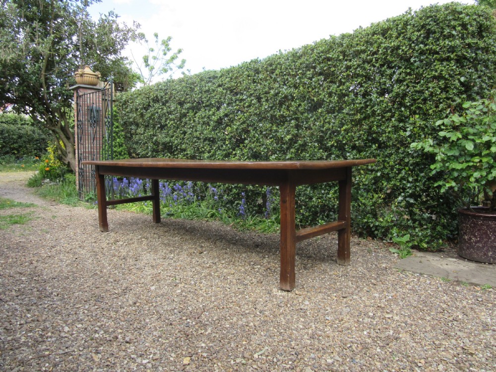 9 FOOT LONG ELM FARMHOUSE TABLE View X