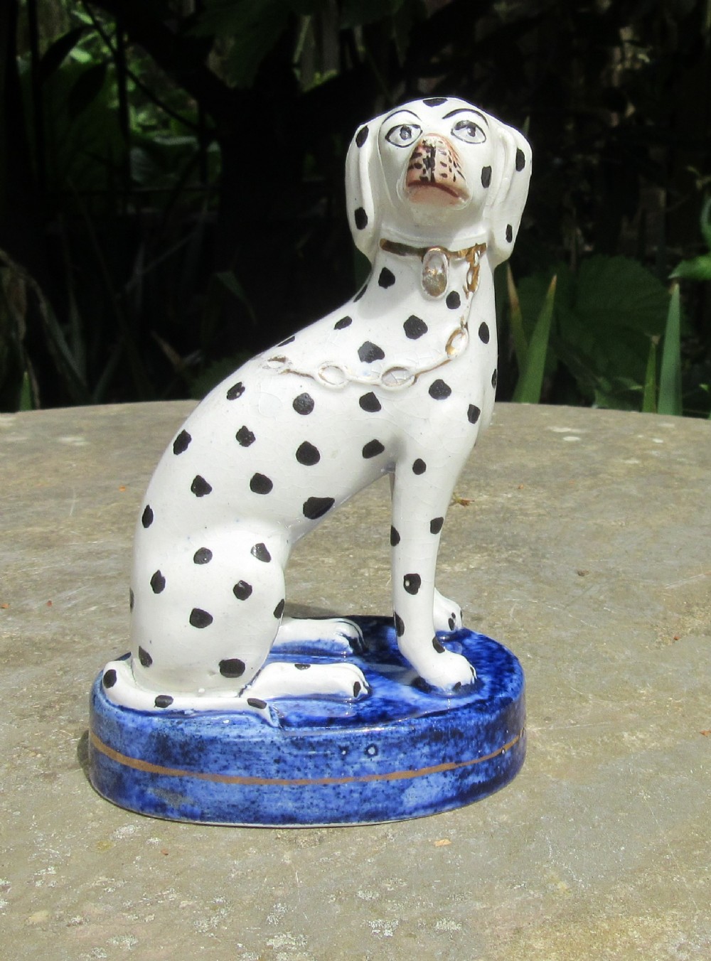 VICTORIAN STAFFORDSHIRE DALMATIAN c1880