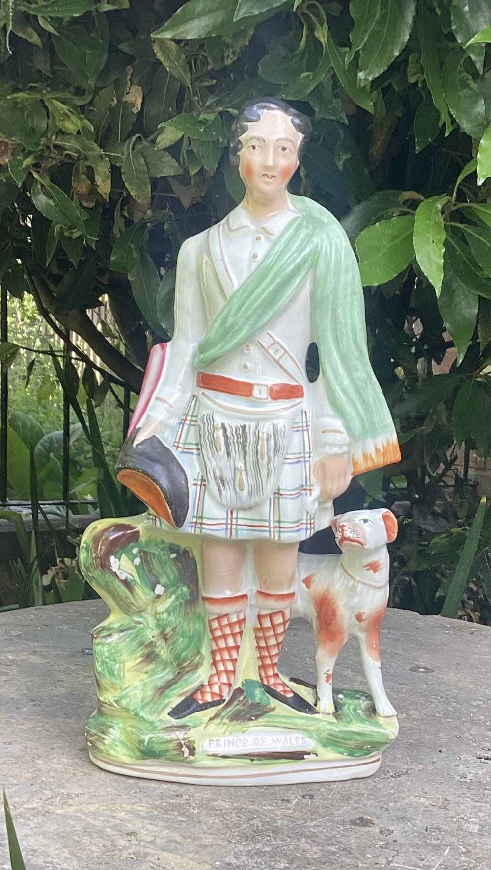 LARGE PRINCE OF WALES STAFFORDSHIRE FIGURE c1860