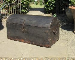 SMALL GEORGIAN CARRIAGE TRUNK