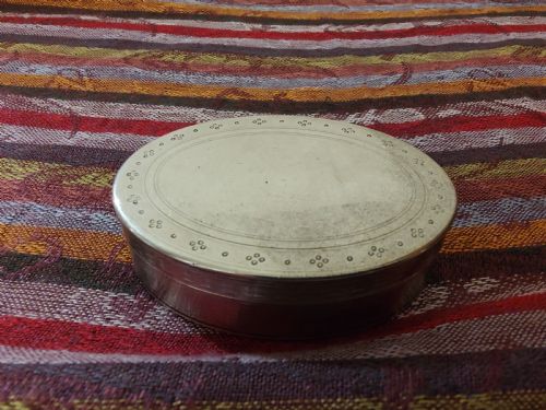 Edwardian Mappin Webb Silver Snuff Box Oval 1912