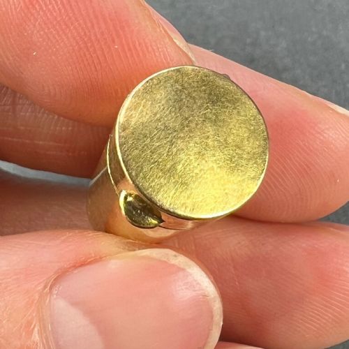 ANTIQUE FRENCH PILL BOX OR MINIATURE ETUI 18K YELLOW GOLD CHARM PENDANT - ADDITIONAL PHOTO 15