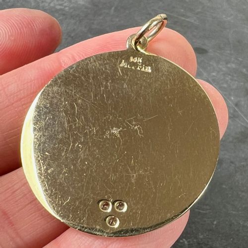 MERRIN MORE THAN YESTERDAY DIAMOND HEART 14K YELLOW GOLD LOVE CHARM PENDANT - ADDITIONAL PHOTO 6